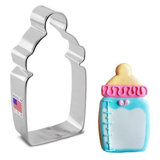 Baby Bottle Cookie Cutter 4 1/8" x 2"