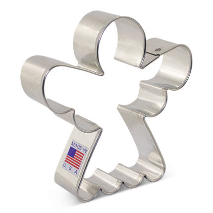 Angel Cookie Cutter 3 5/8" x 3 1/2"