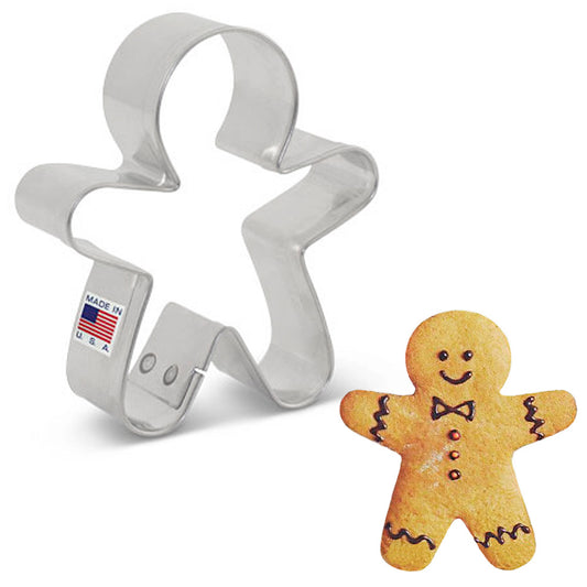 Mini Gingerbread Man Cookie Cutter 2 1/4" x 2"