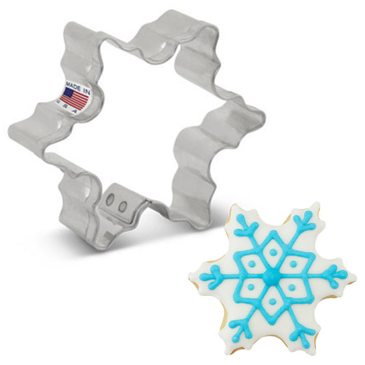 Mini Snowflake Cookie Cutter 2 1/4" x 1 3/4"