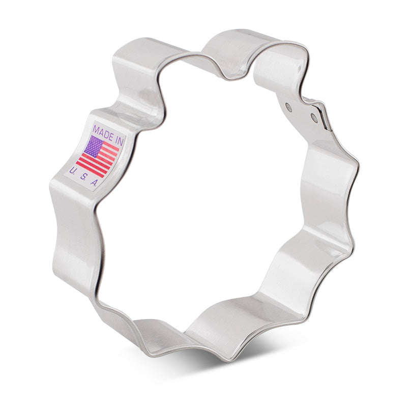 Christmas Wreath Cookie Cutter, 3.5" 3.28" x 3.05"