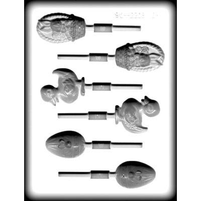 Easter Assortment Sucker Hard Candy Mold