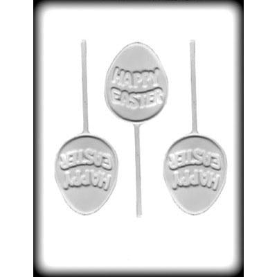 Happy Easter Eggs Sucker Hard Candy Mold