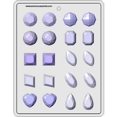 Gems Assortment Hard Candy Mold