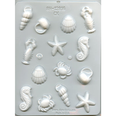 Sea Creatures Hard Candy Mold