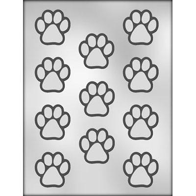 Paw Print 1-1/2" Chocolate Mold