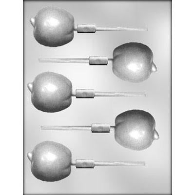 APPLE 2" SUCKER CHOCOLATE MOLD