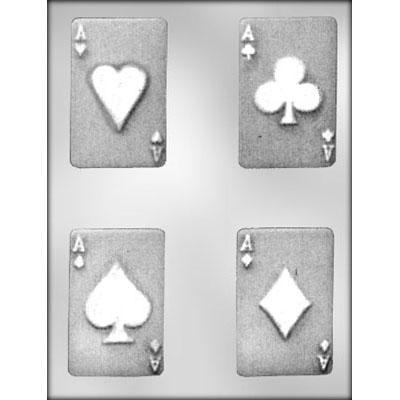 PLAYING CARD 3½" CHOCOLATE MOLD