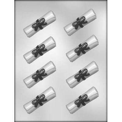 Diploma With Ribbon 2-3/4" Chocolate Mold