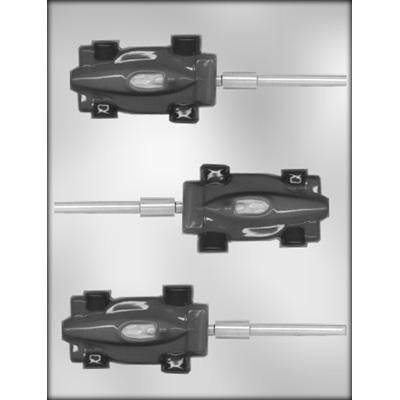 RACE CAR 3⅝" SUCKER CHOCOLATE MOLD