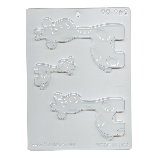 Giraffe Family Chocolate Mold