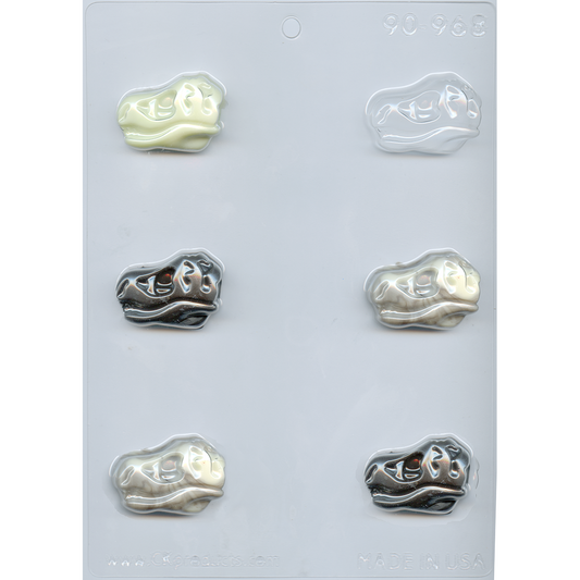 T-Rex Fossil Head Chocolate Mold