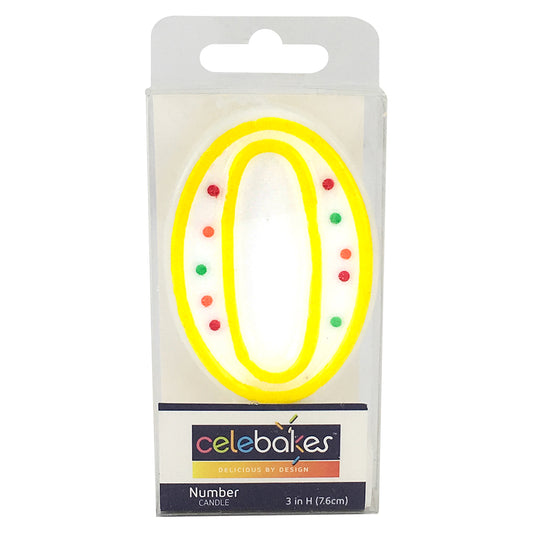 Celebakes Candle-Polka Dot