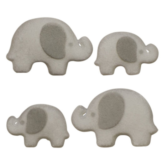 Elephant Assortment Dec-Ons® Decorations, Set of 4