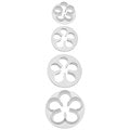 FLORAL CUTTERS FIVE PETAL SET OF 4