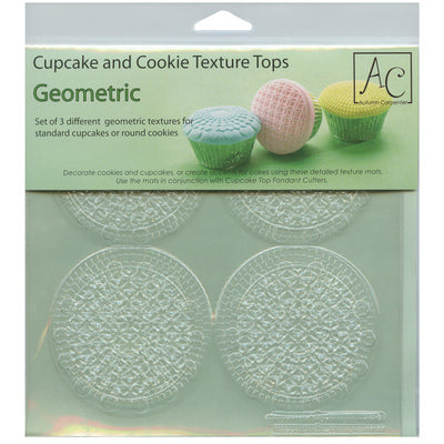 GEOMETRIC CUPCAKE / COOKIE TEXTURE TOPS