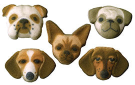 Dog Assortment Sugars, 5 ct