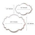 COOKIE & CAKE PLAQUE CUTTER STYLE 4 SET OF 2