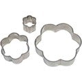 STAINLESS STEEL CUTTERS - STAINLESS STEEL FLOWER SET OF 3