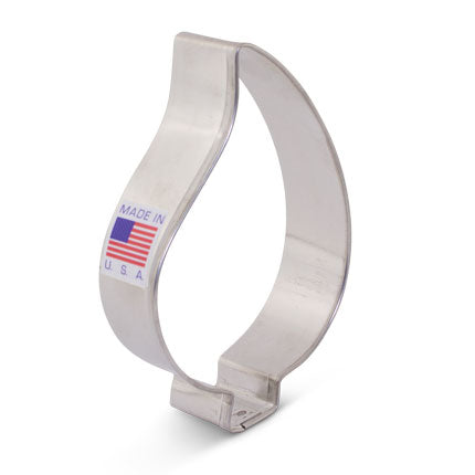 Teardrop Leaf Cookie Cutter 3 3/4"