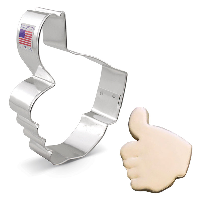 Thumbs Up Cookie Cutter 3 3/4"