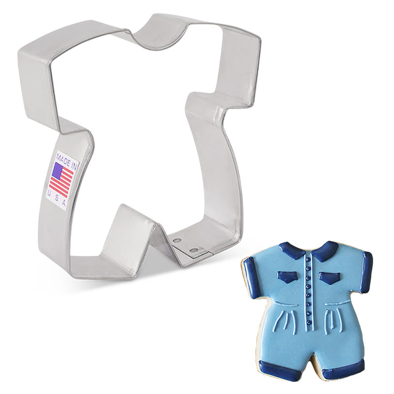 Tunde's Creations Baby Romper Cookie Cutter 3 1/4"