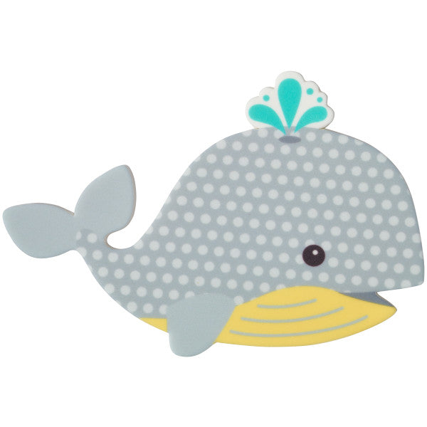 Large Grey Baby Whales Sweet Décor® Printed Edible Decorations