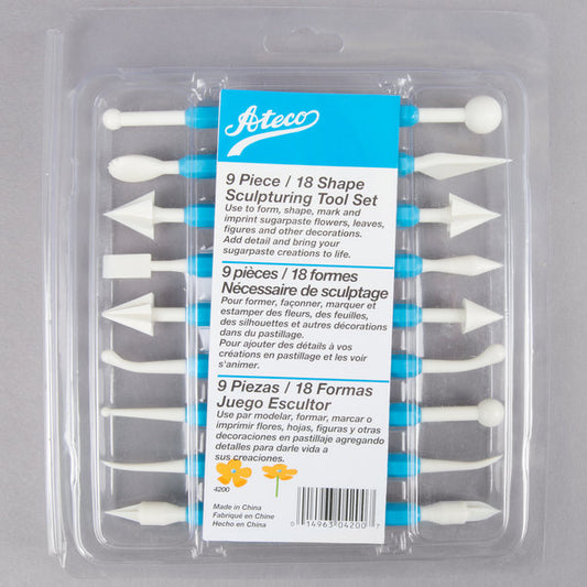 Ateco 4200 9-Piece / 18 Shape Sculpturing Set