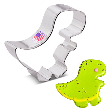 Baby T-Rex Cookie Cutter 3.4" x 3.52"