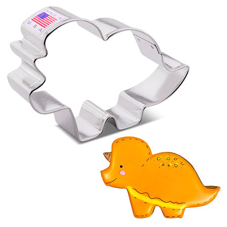 Baby Triceratops Cookie Cutter 2.8" x 4.2"