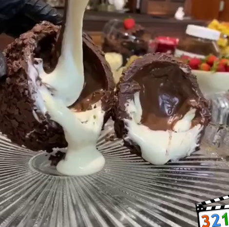 BWB 3 piece chocolate mold: 90mm SPHERE