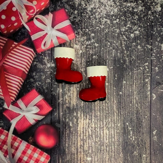 BWB 3 piece chocolate mold: BIG SANTA CLAUS BOOTS