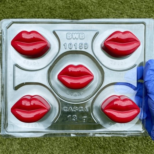 BWB 3 piece chocolate mold: BONBON MOUTH/LIPS