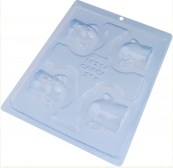 BWB 3 piece chocolate mold: LITTLE GHOST