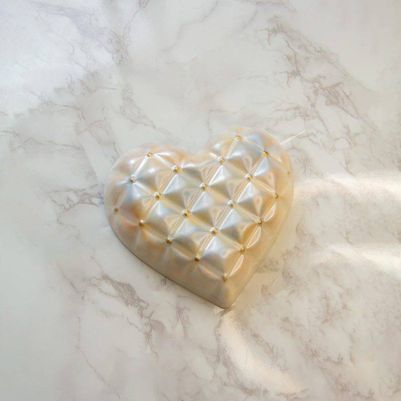 BWB 3 piece chocolate mold: PATTERNED HEARTS