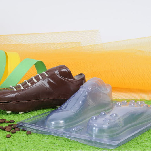 BWB 3 piece chocolate mold: SOCCER SHOES
