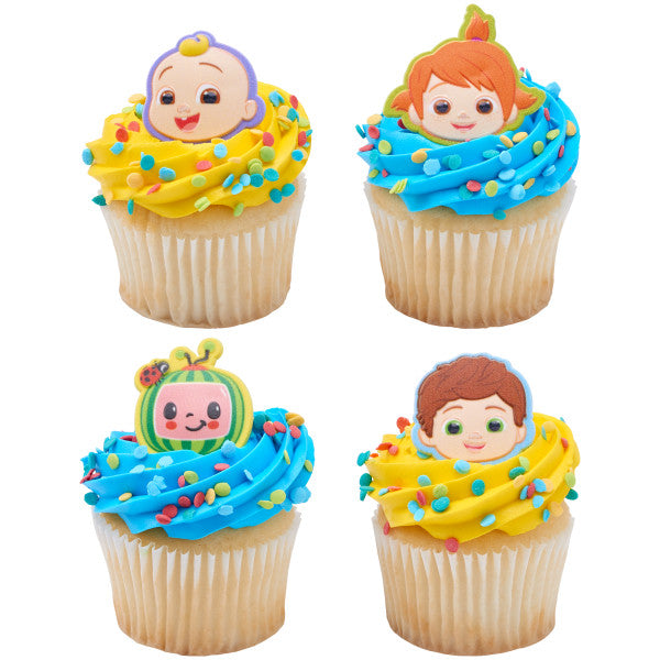 CoComelon™ Playtime! Cupcake Rings set of 12
