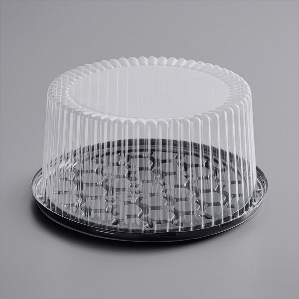 9" High Dome Cake Display Container with Clear Dome Lid