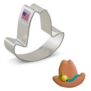 Cowboy Hat Cookie Cutter 3"