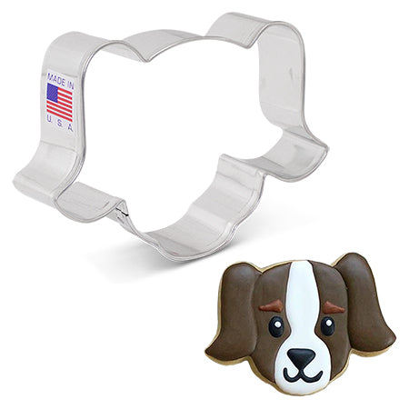 Dog Face Cookie Cutter 2 3/4" x 3 3/4"