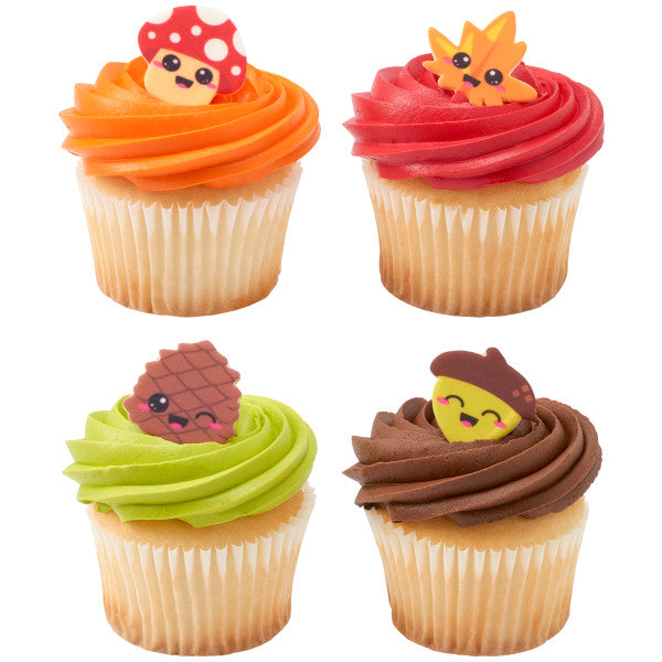 Fall Cuties Sweet Décor® Printed Edible Decorations,4ct