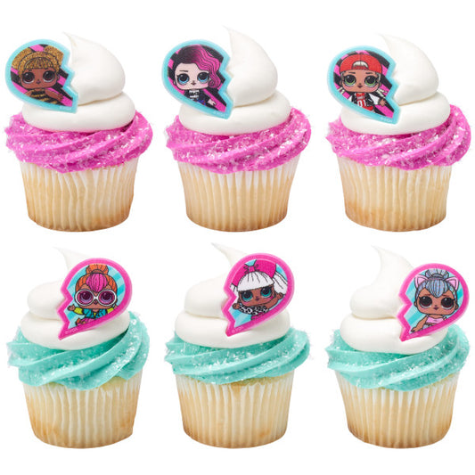 L.O.L. SURPRISE!™ #SquadGoals Cupcake Rings set of 12