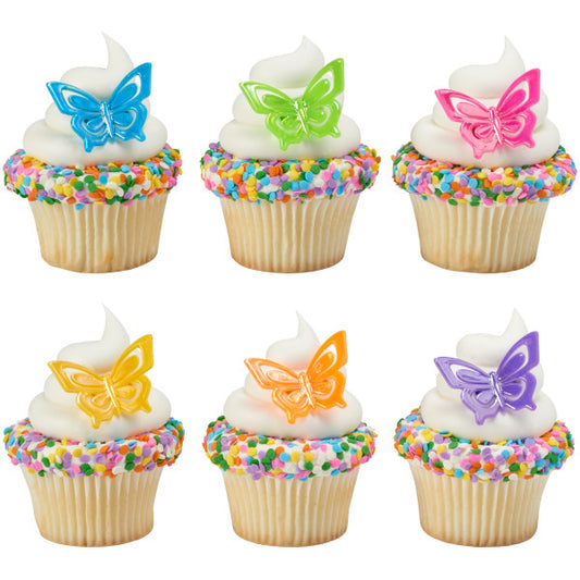 Butterfly Cupcake Rings,6