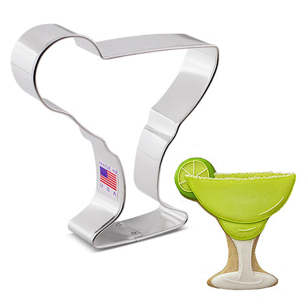 Margarita Glass Cookie Cutter 4" x 4 1/2"
