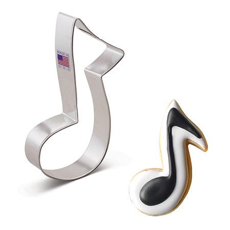Large Music Note Cookie Cutter 5 1/4"