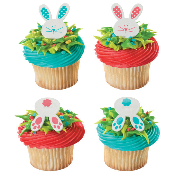 Bunny and Tails Cupcake Rings set of 12