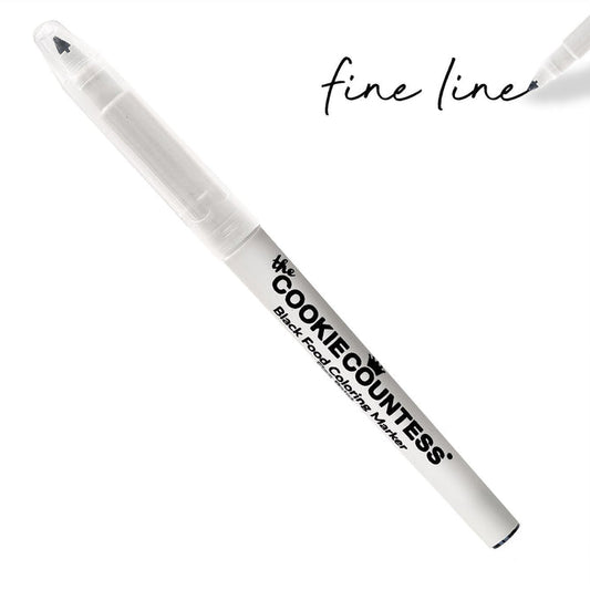 Black Fine Tip Food Marker