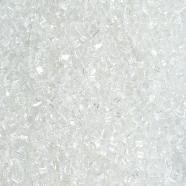 Large White Crystal Sugar Decorations, 4oz
