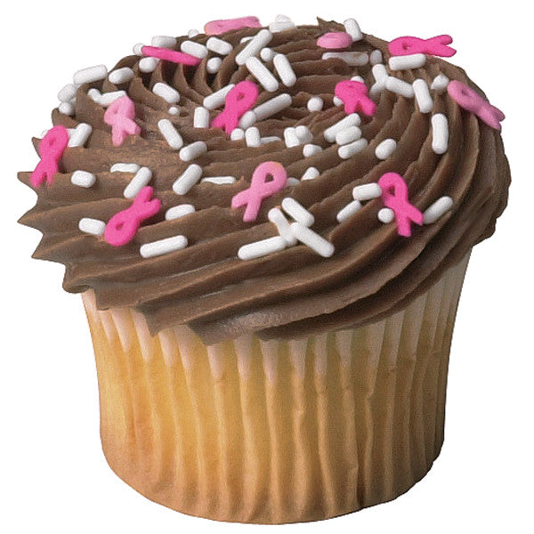 Breast Cancer Awareness Pink Ribbon® Sprinkle Mix Quins / 4 oz