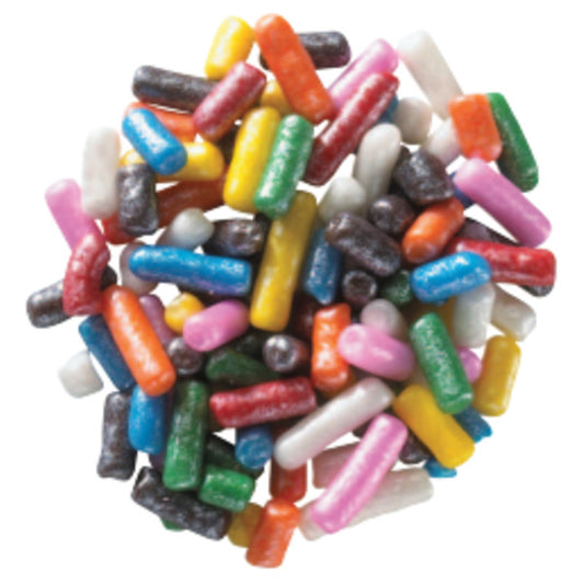 Rainbow Shimmer Sprinkles, 4oz
